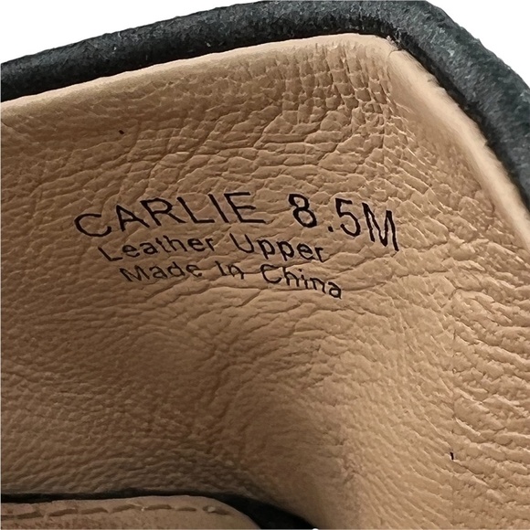 Botkier Carlie Black Suede Block Heel Sandals Size 8.5 Women’s - Picture 2 of 8